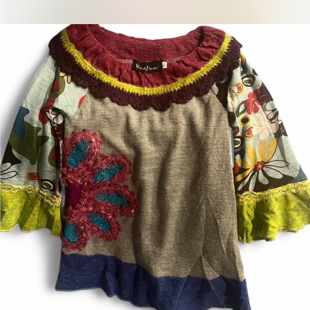 Colorful Patchwork Boho Dress - Picture 2 of 5